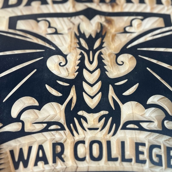 Basgiath War College carved signs. Fourth Wing - Iron Flame inspired - Picture 2 of 3